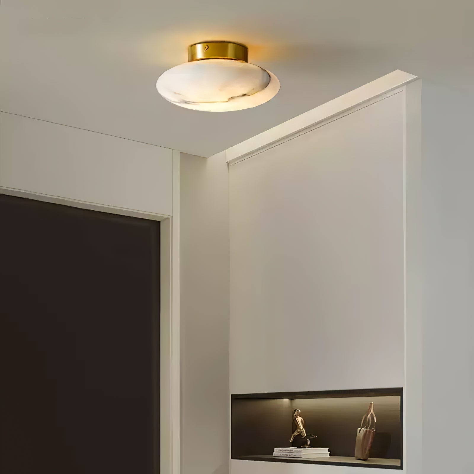 Alabaster Oval Ceiling Lamp Ceiling lamp
