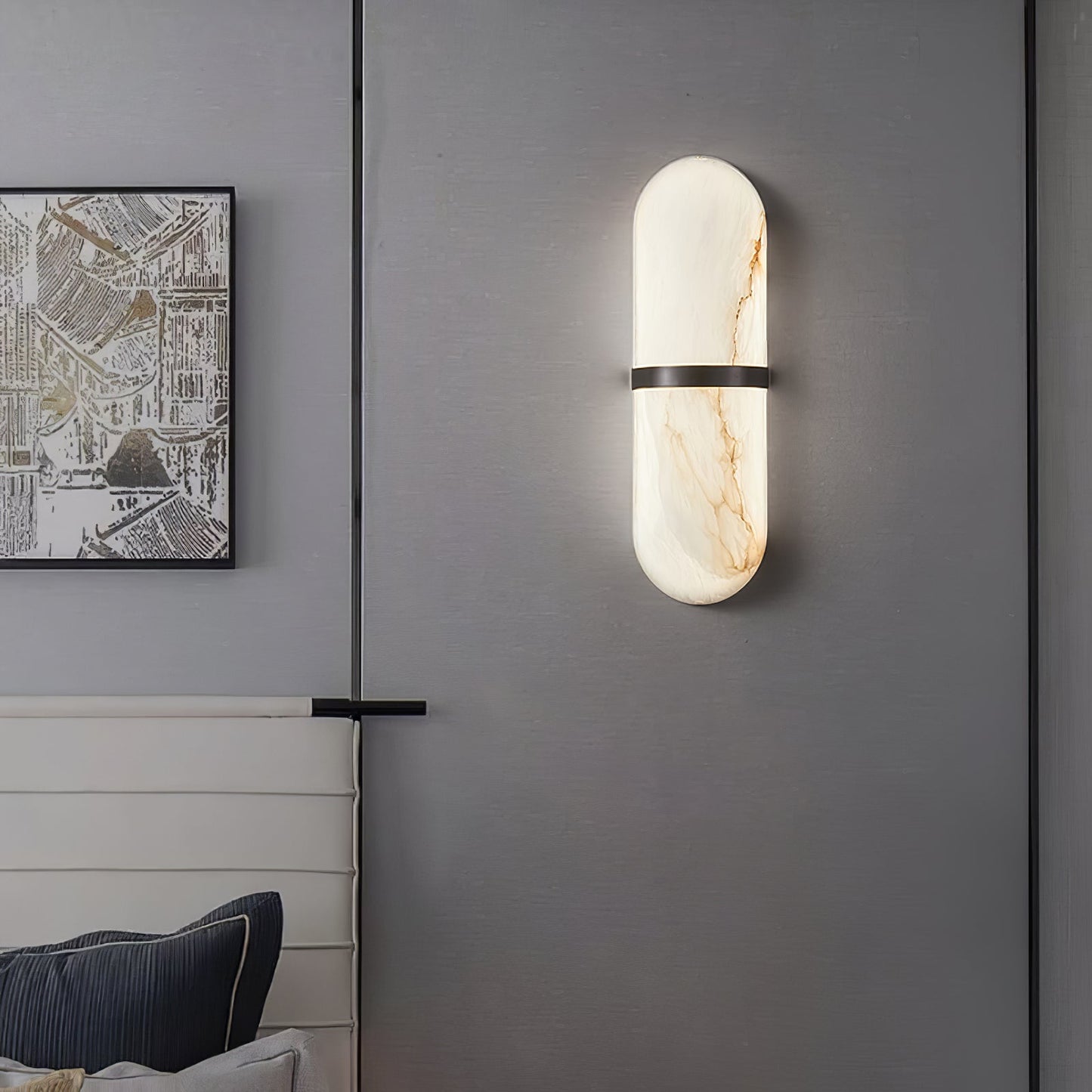 Alabaster Pill Wall Light Wall lamp