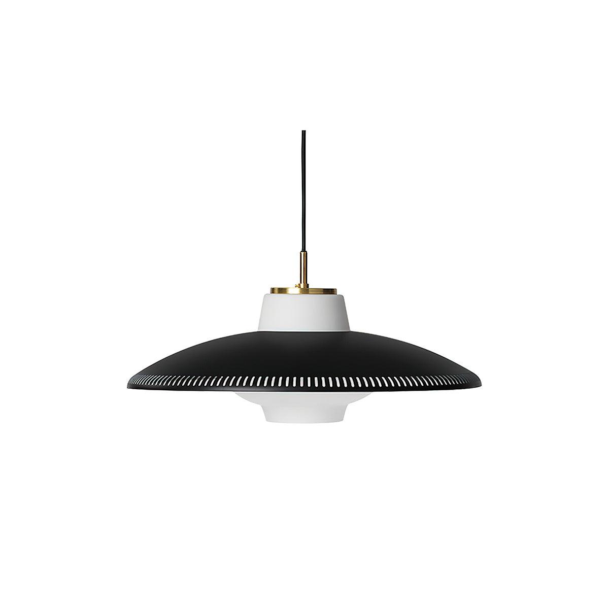Alien Frisbee Pendant Lamp Dia 17.7″ x H 8.9″ / Dia 45cm x H 22.5cm / Black Pendant light