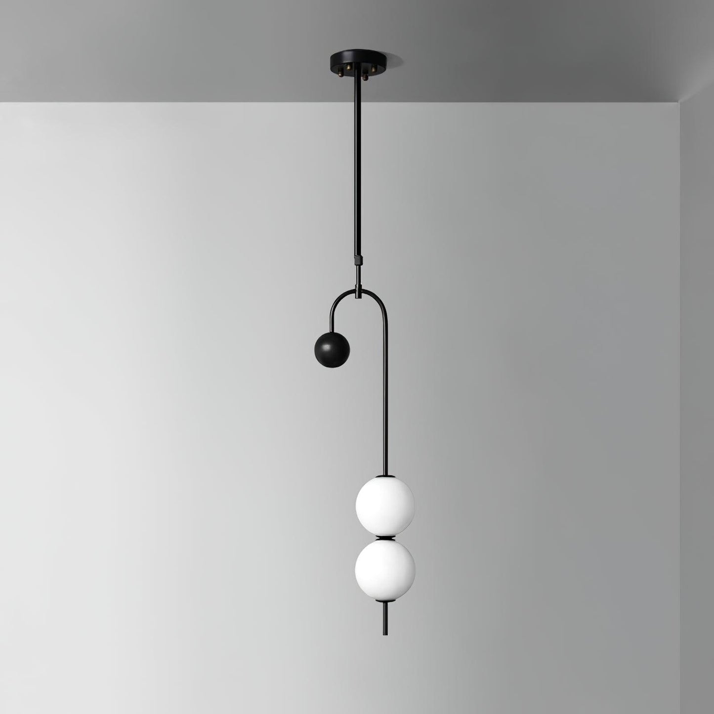 Alina Pendant Light Style A Dia 8.7″ x H 39.4″ / Dia 22cm x H 100cm / Black & White / Warm White Pendant light