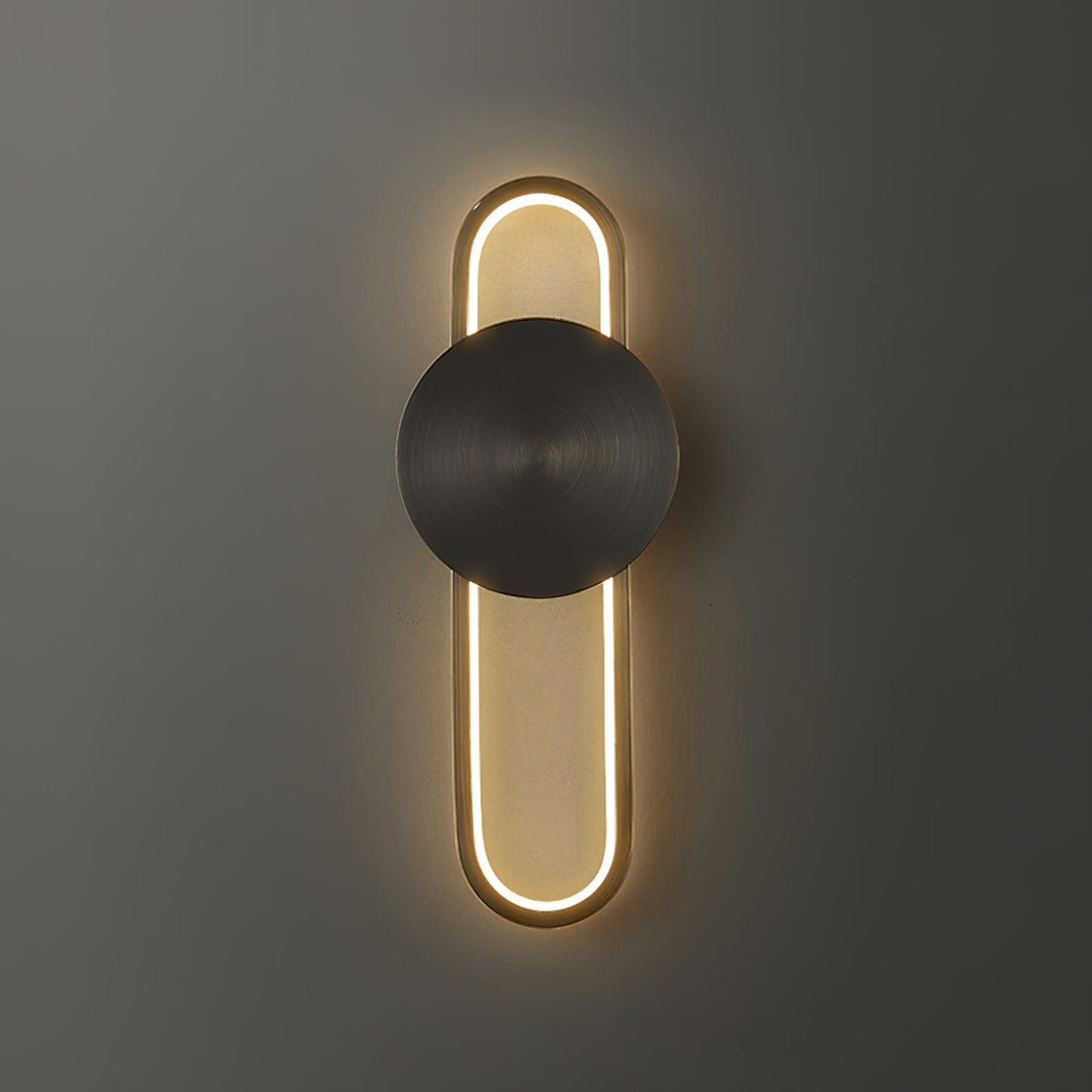 Allen Wall Lamp L 5.9″ x W 2″ x H 16.9″ / L 15cm x W 5cm x H 43cm / Black / Three-color changing light Wall lamp