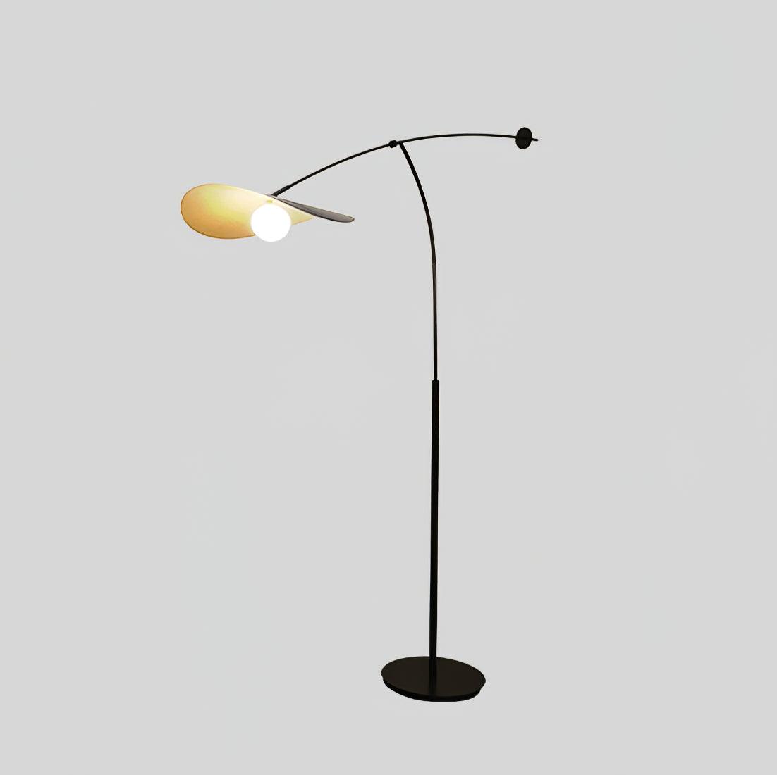 Alonso Floor Lamp W 47.2″ x H 62.9″ / W 120cm x H 160cm / Black & Gold / US plug Floor lamp