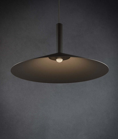 Altura Pendant Lamp Dia 12.8″ x H 9.1″ / Black / Warm Light Pendant light