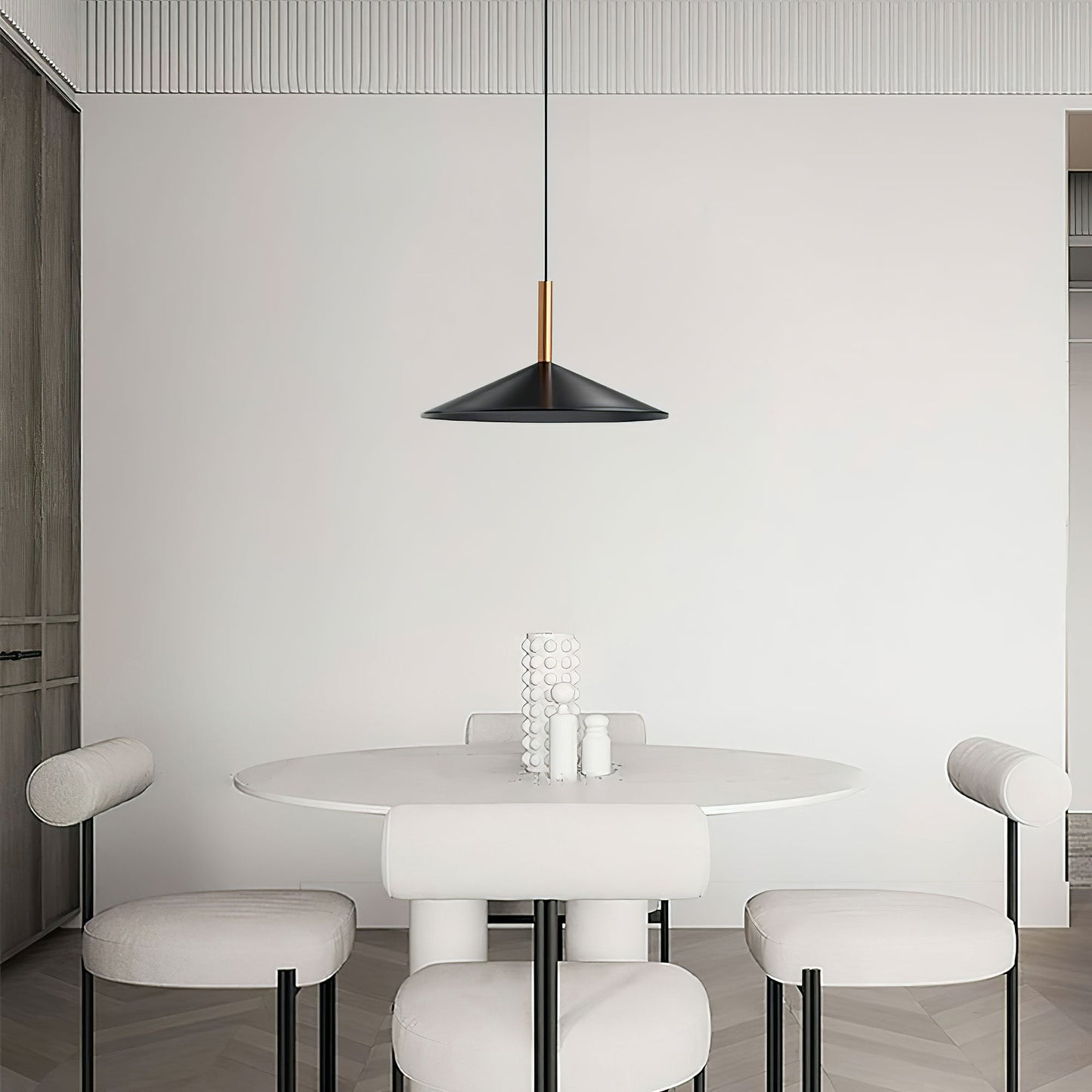 Altura Pendant Lamp Dia 12.8″ x H 9.1″ / Black / Warm Light Pendant light