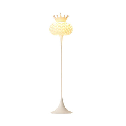 Aluvia Crown Floor Lamp Dia 14.9″ x H 61.4″/ Dia 38cm x H 156cm / White / US plug Floor lamp