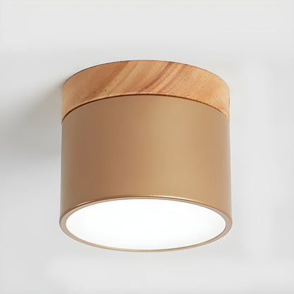 Alva Wooden Surface Downlight ? 3.9″ x H 3.1″ / Coffee / Cool Light 1001 Ceiling lamp