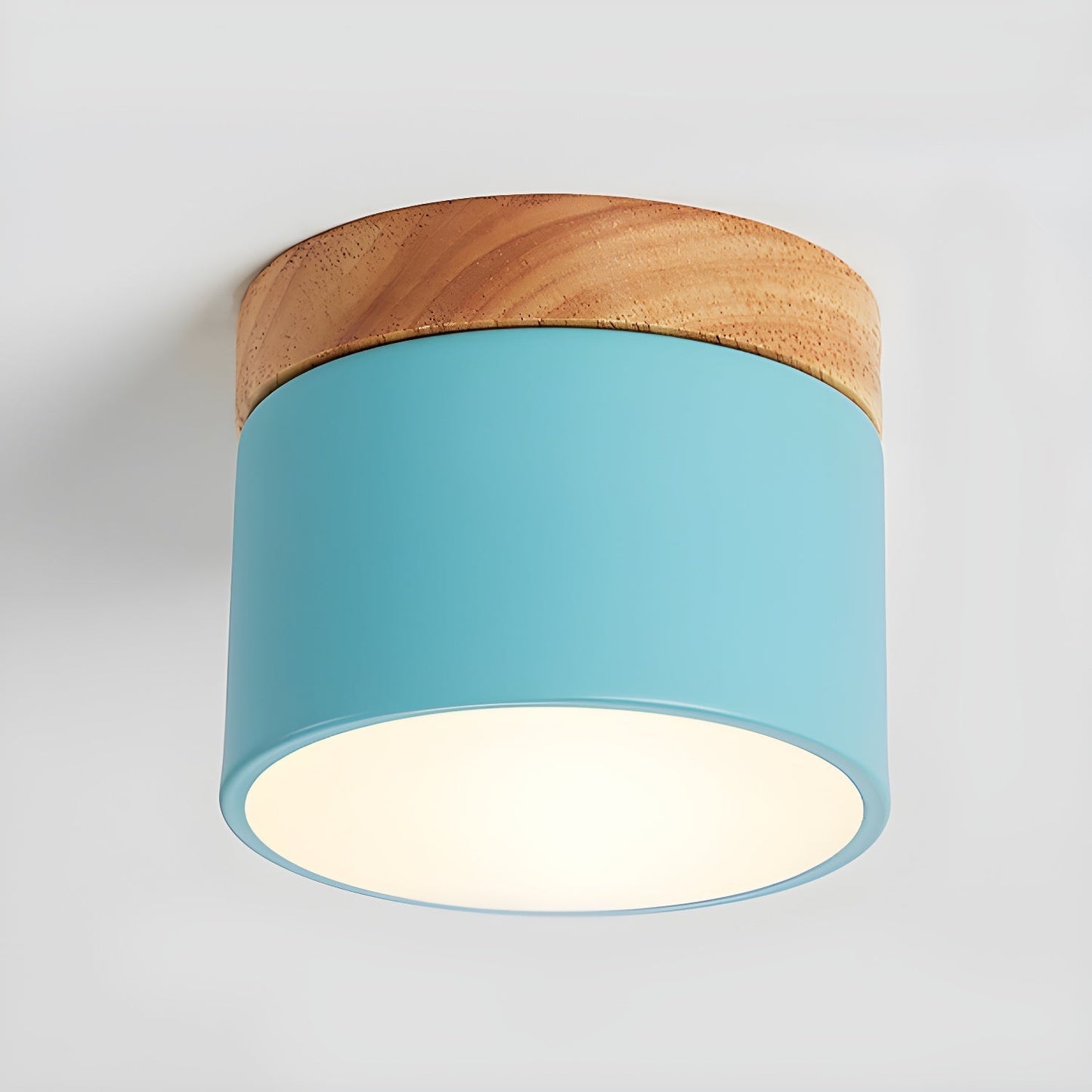 Alva Wooden Surface Downlight ? 3.9″ x H 3.1″ / Blue / Warm Light 1001 Ceiling lamp