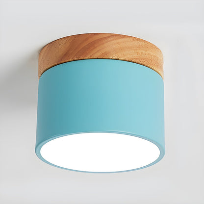 Alva Wooden Surface Downlight ? 3.9″ x H 3.1″ / Blue / Cool Light 1001 Ceiling lamp