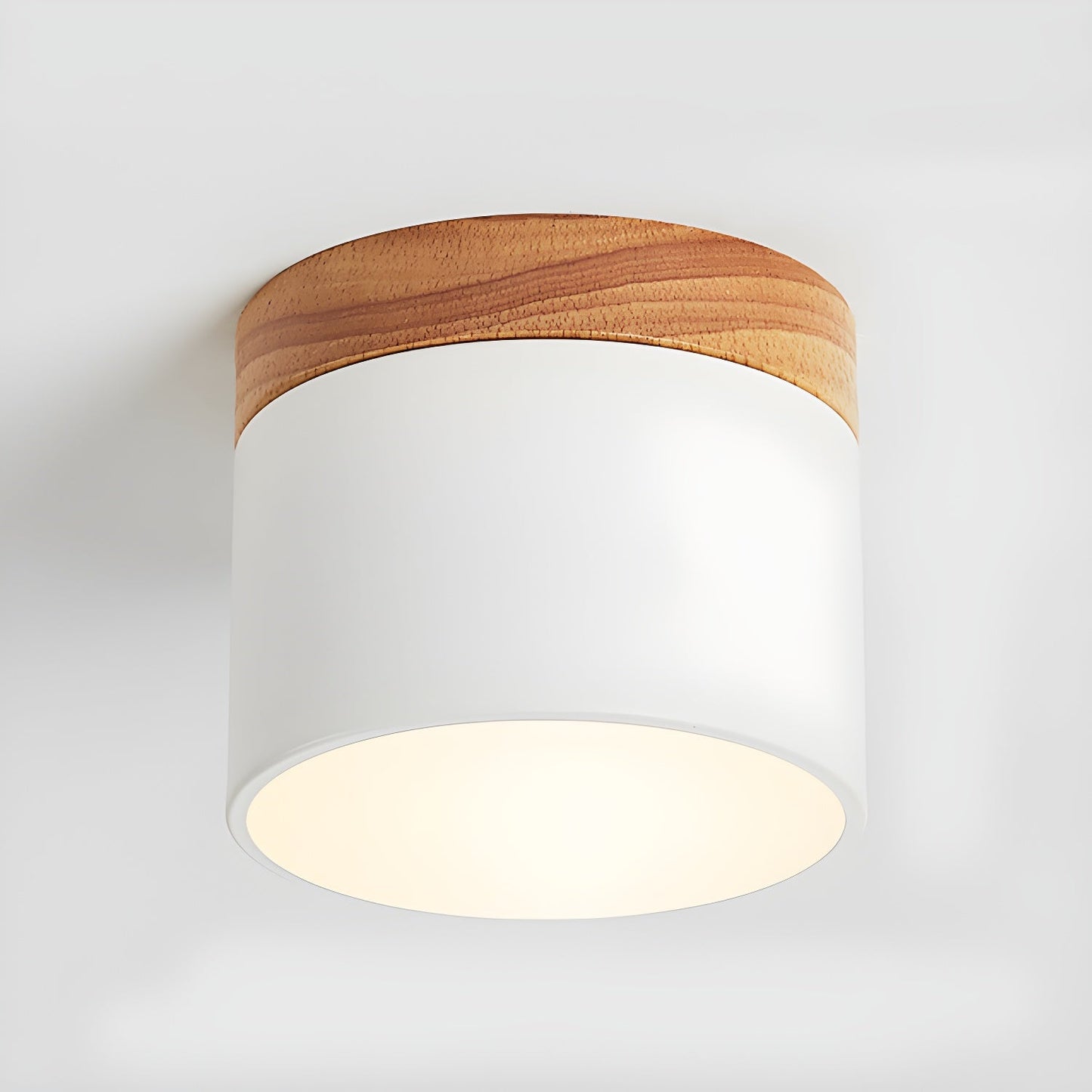 Alva Wooden Surface Downlight ? 3.9″ x H 3.1″ / White / Warm Light 1001 Ceiling lamp