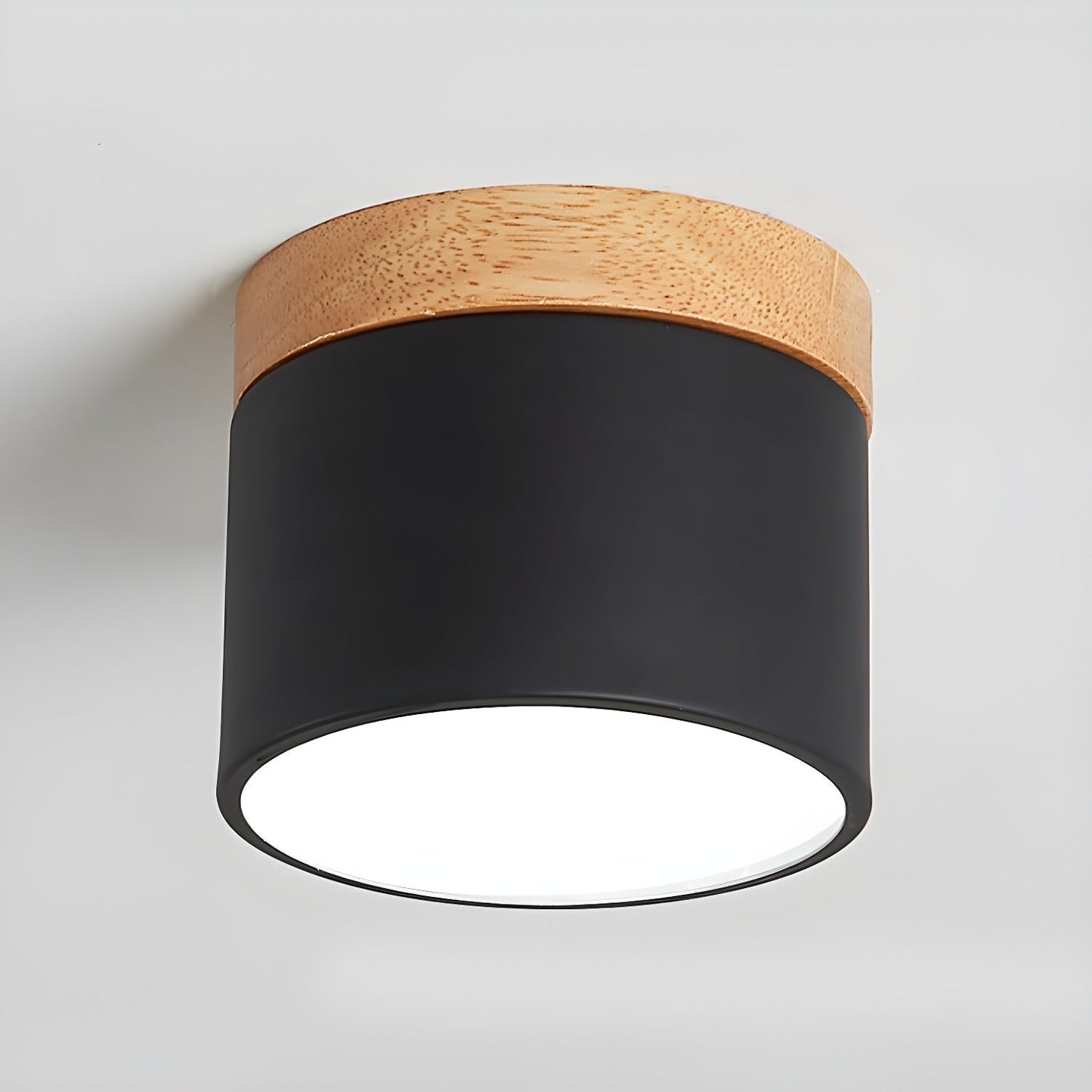 Alva Wooden Surface Downlight ? 3.9″ x H 3.1″ / Black / Cool Light 1001 Ceiling lamp