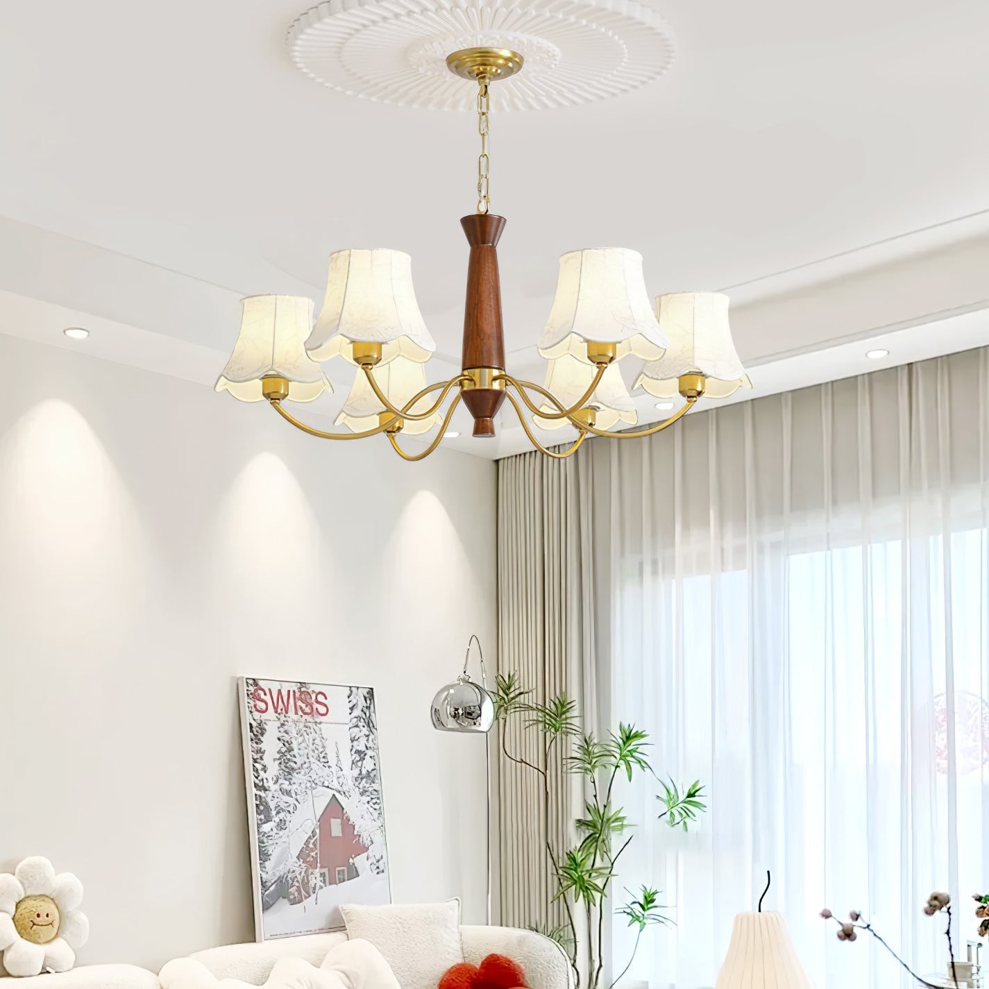 Alyssa Fabric Chandelier Chandelier