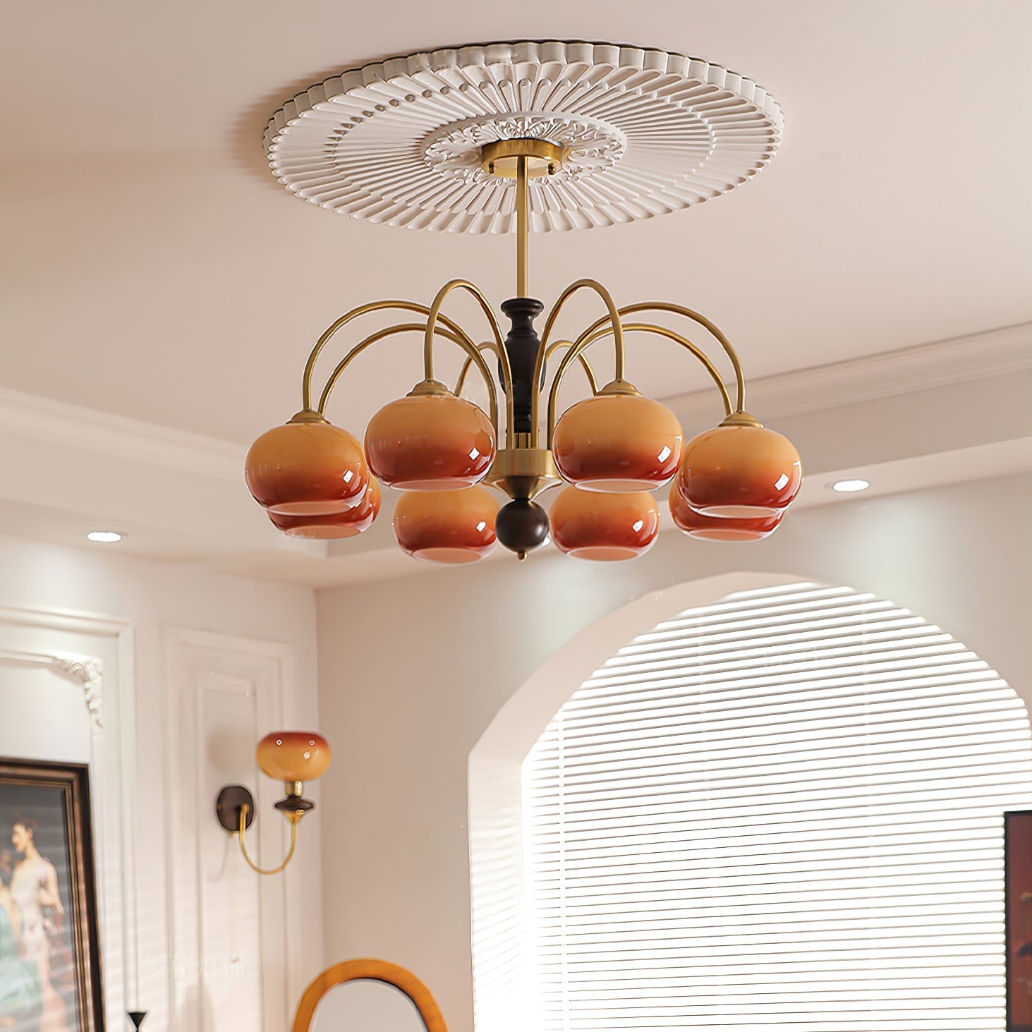Amberly Arch Chandelier Chandelier