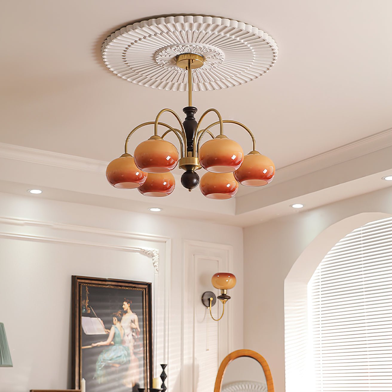 Amberly Arch Chandelier Chandelier