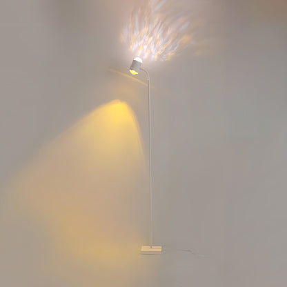 Ambient Floor Lamp 1 lamp ? 6.3″ x H 57.1″ / Dia 16cm x H 145cm (Power ~15W) / White / USB Plug Floor lamp