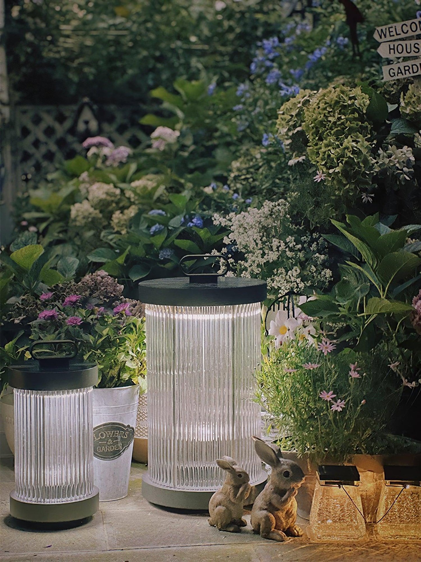 Lantern Garden Solar Outdoor Light Floor lamp