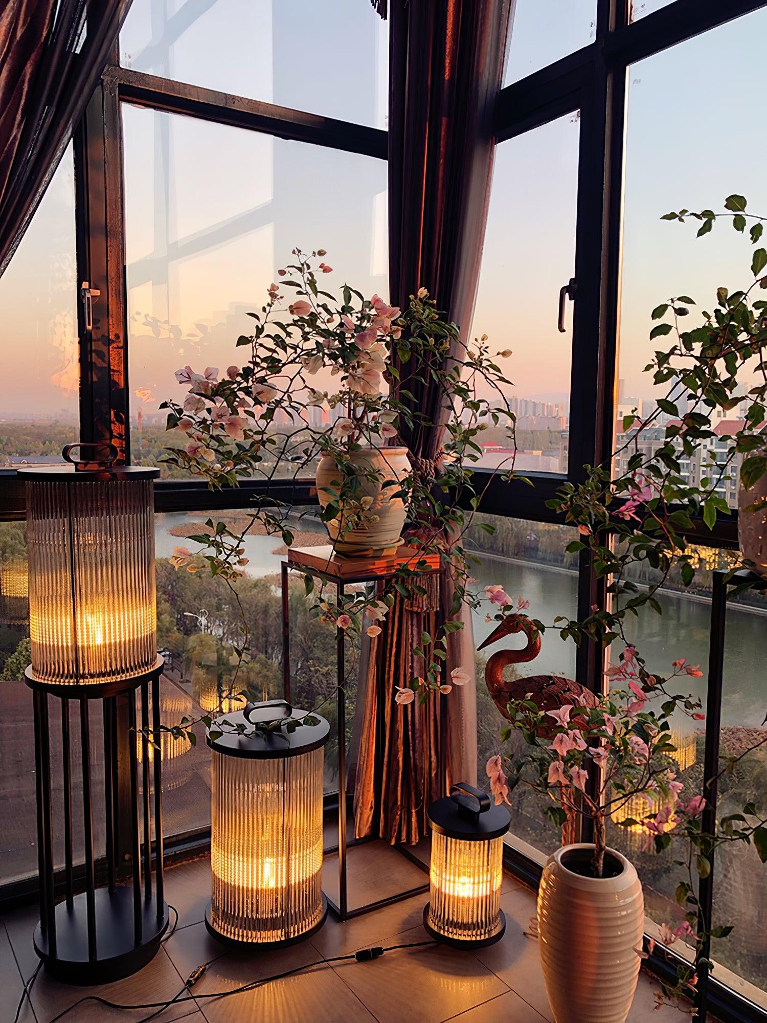 Lantern Garden Solar Outdoor Light Floor lamp