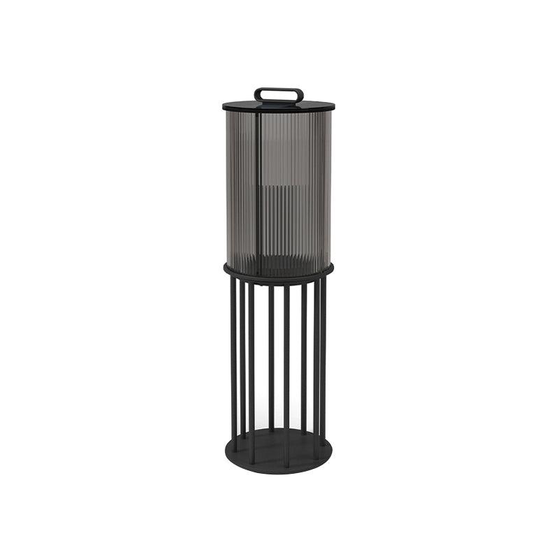 Ambient Line Lantern Garden Lights ? 11.8″ x H 47.2″ / Dia 30cm x H 120cm / Black / Warm Light Floor lamp