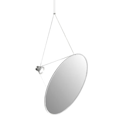 Amisol Pendant Lamp Dia 19.7’’ x 15.7’’ / Dia 50cm x H 40cm / Chrome / Warm Light Pendant light