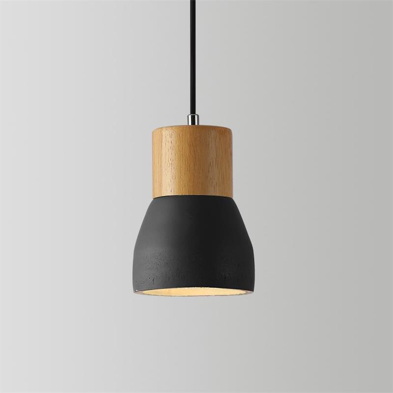 Andenon Cement Pendant Light ? 4.7″ x H 6.9″ / Dia 12cm x H 17.5cm / Black Pendant light