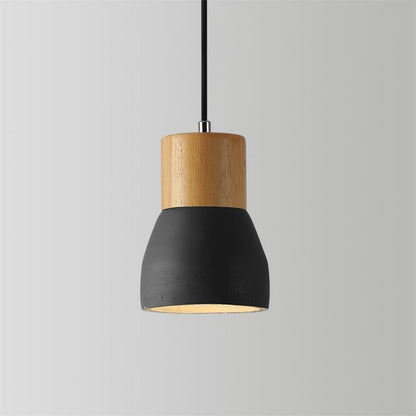 Andenon Cement Pendant Light ? 4.7″ x H 6.9″ / Dia 12cm x H 17.5cm / Black Pendant light