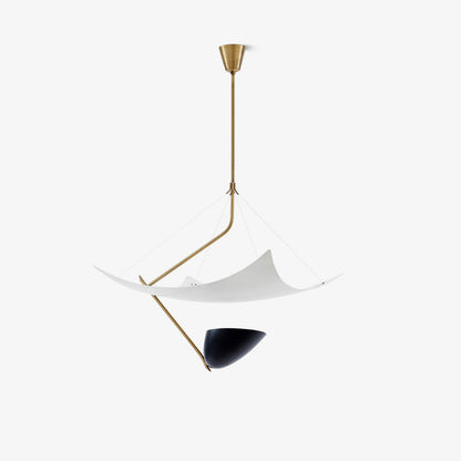 Angelo Lelii Pendant Light Dia 19.7″ x H 27.6″ / Dia 50cm x H 70cm / Gold & White & Black / Warm Light Pendant light