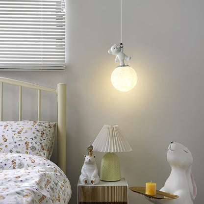 Animal And Moon Pendant Light Pendant light