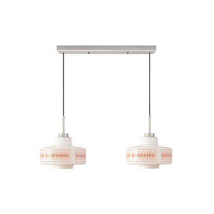 Anna Pendant Lamp 2 Heads: L 23.6″ x H 59″ / White Pendant light