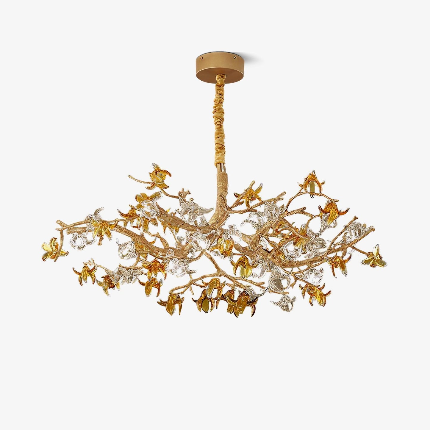 Aosta Brass Branch Chandelier Chandelier