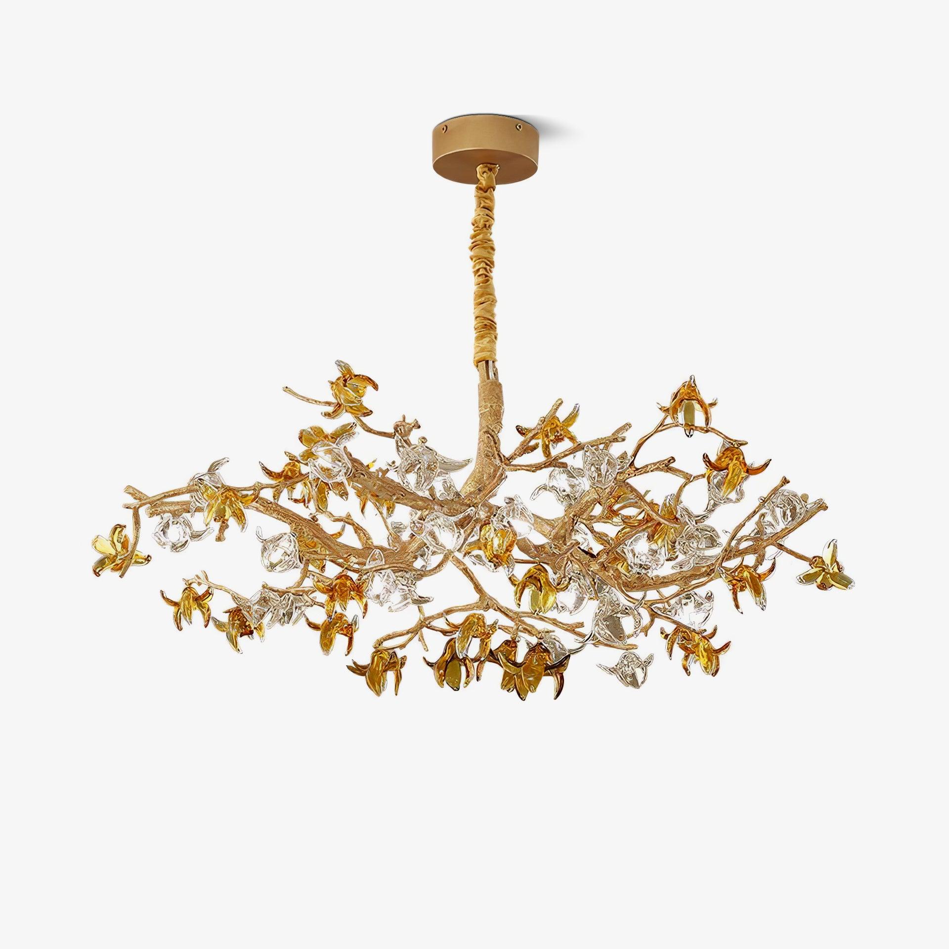 Aosta Brass Branch Chandelier Chandelier