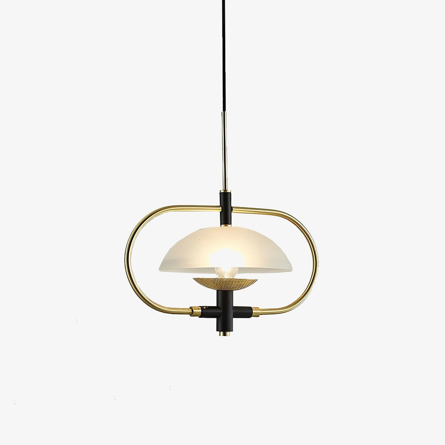 Aperture Pendant Light Dia 15.7″ x H 11″ / Dia 40cm x H 28cm / Gold & White Pendant light