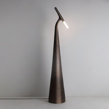 Apex Texture Floor Lamp Dia 11.8″ x H 65″ / Brown / US Plug Floor lamp