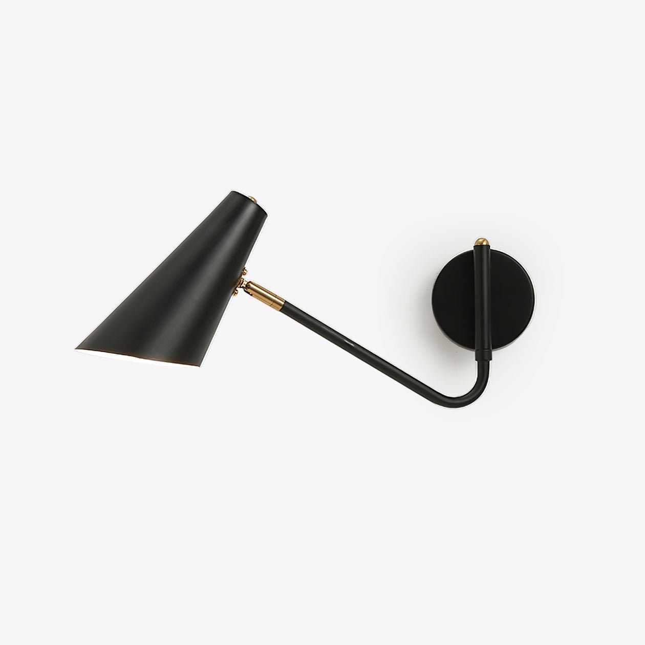 Apex Wall Sconce Dia 16.5″ x H 7.5″ / Dia 42cm x H 19cm / Black / 1 Piece Wall lamp