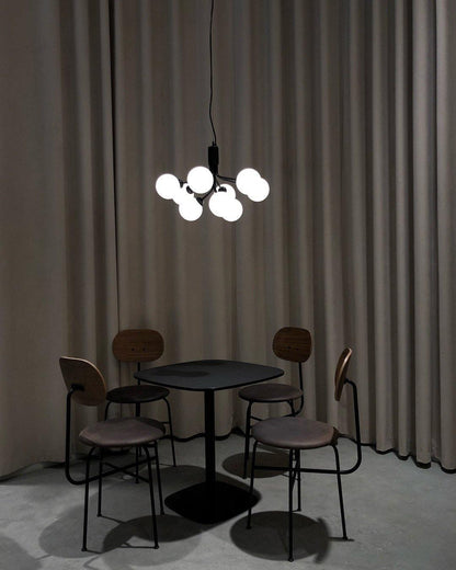 Glass Sphere Cluster Chandelier Chandelier