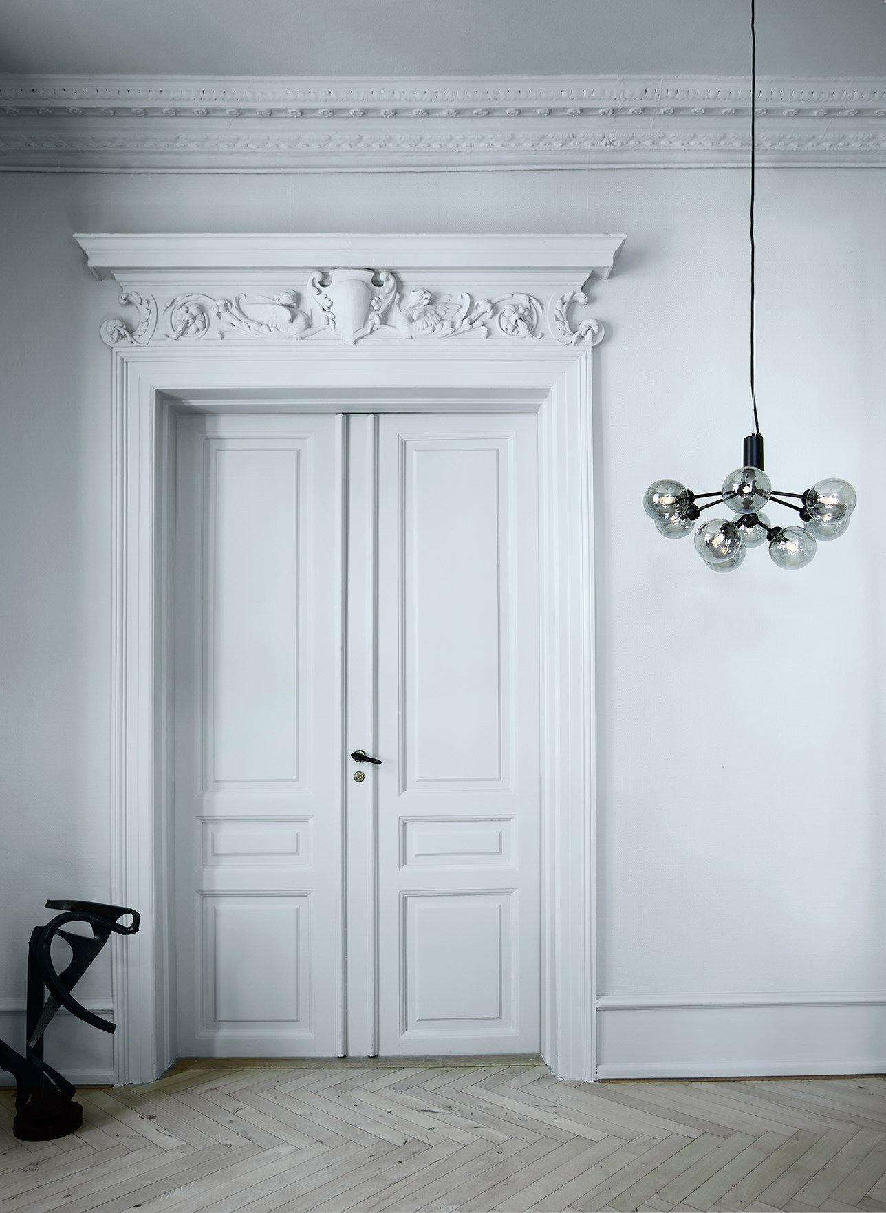 Glass Sphere Cluster Chandelier Chandelier
