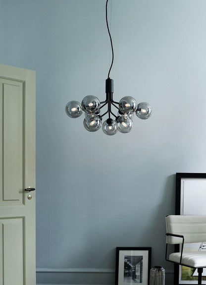 Glass Sphere Cluster Chandelier Chandelier