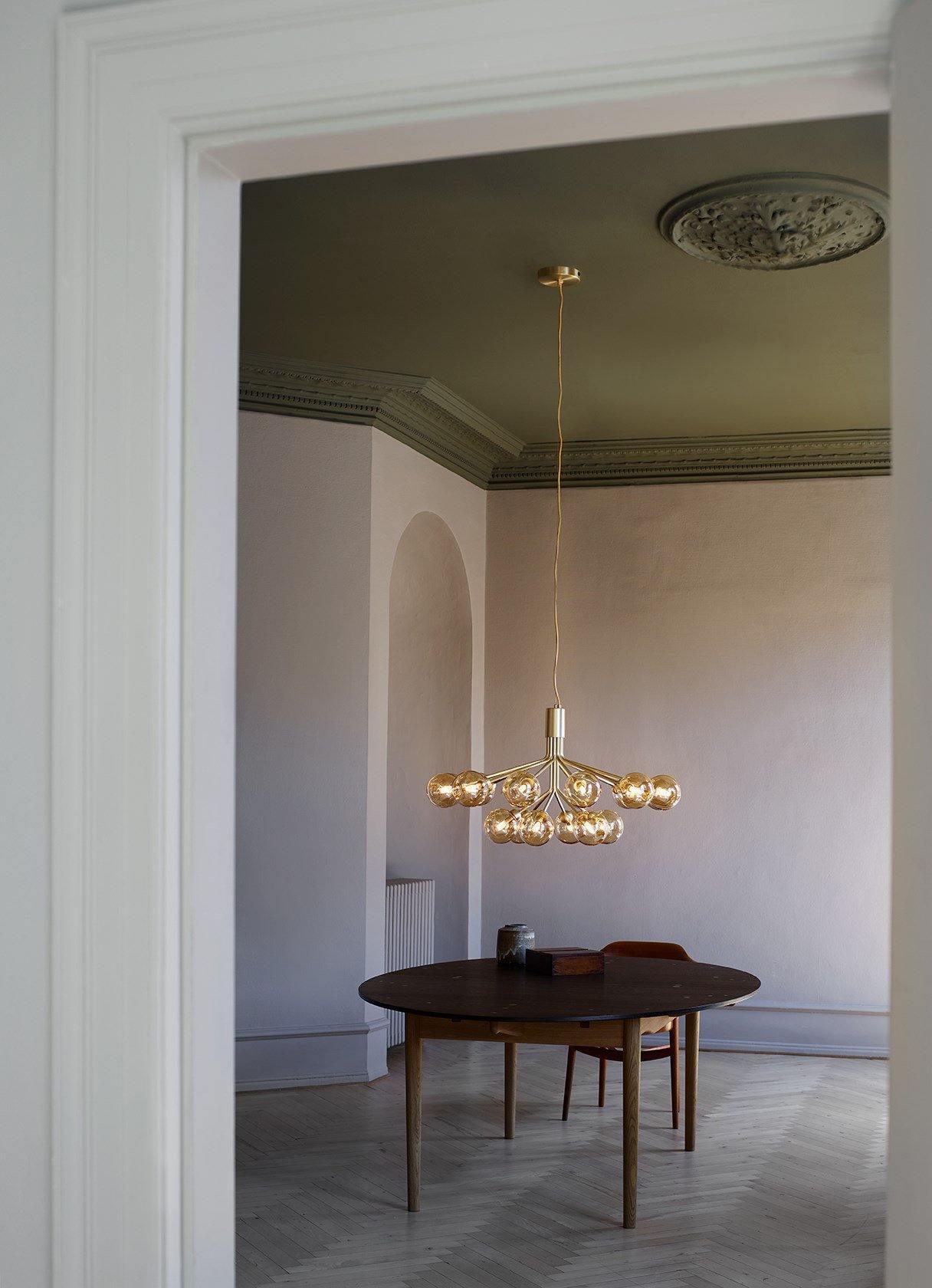Glass Sphere Cluster Chandelier Chandelier
