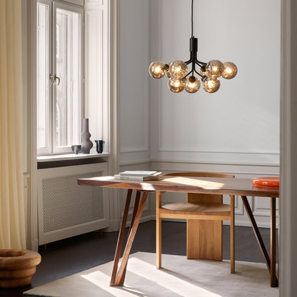 Glass Sphere Cluster Chandelier Chandelier