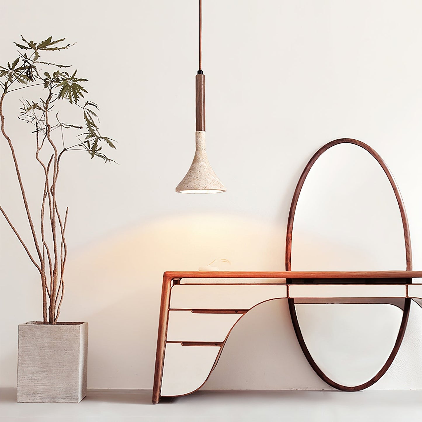 Aplomb Travertine Pendant Lamp Pendant light