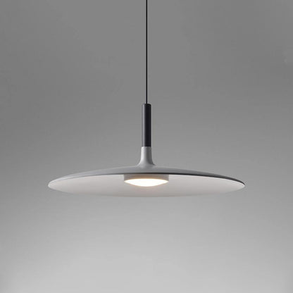 Aplomb Metal Pendant Lamp Φ 17.7″ x H 7″ / Dia 45cm x H 17cm / Matt grey / Warm Light Pendant light