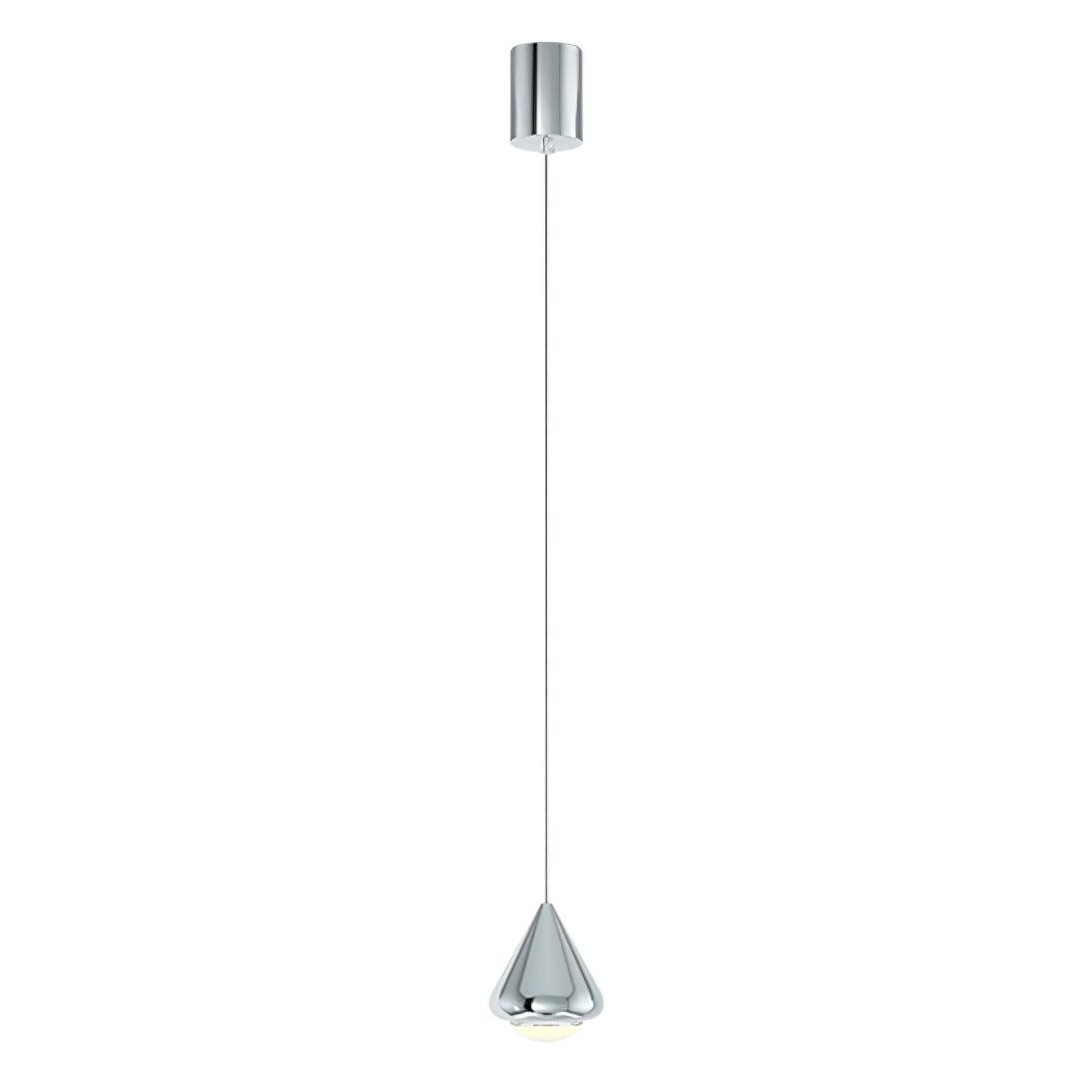 Apollo Pendant Lamp Dia 3.9″ x H 59″ / Dia 10cm x H 150cm / Chrome / Warm Light Pendant light