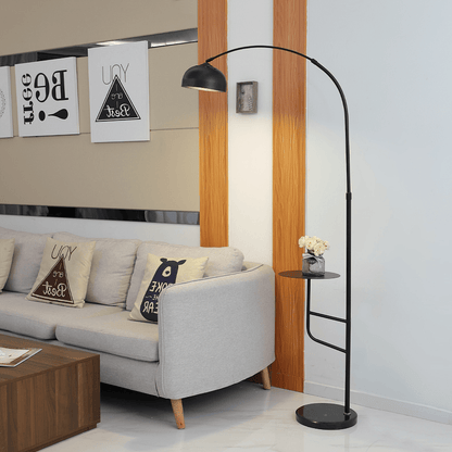 Arc Bell Floor Lamp ? 11″ x W 37.4″ x H 68.9″ / Dia 28cm x W 95cm x H 175cm / Black / US plug Floor lamp