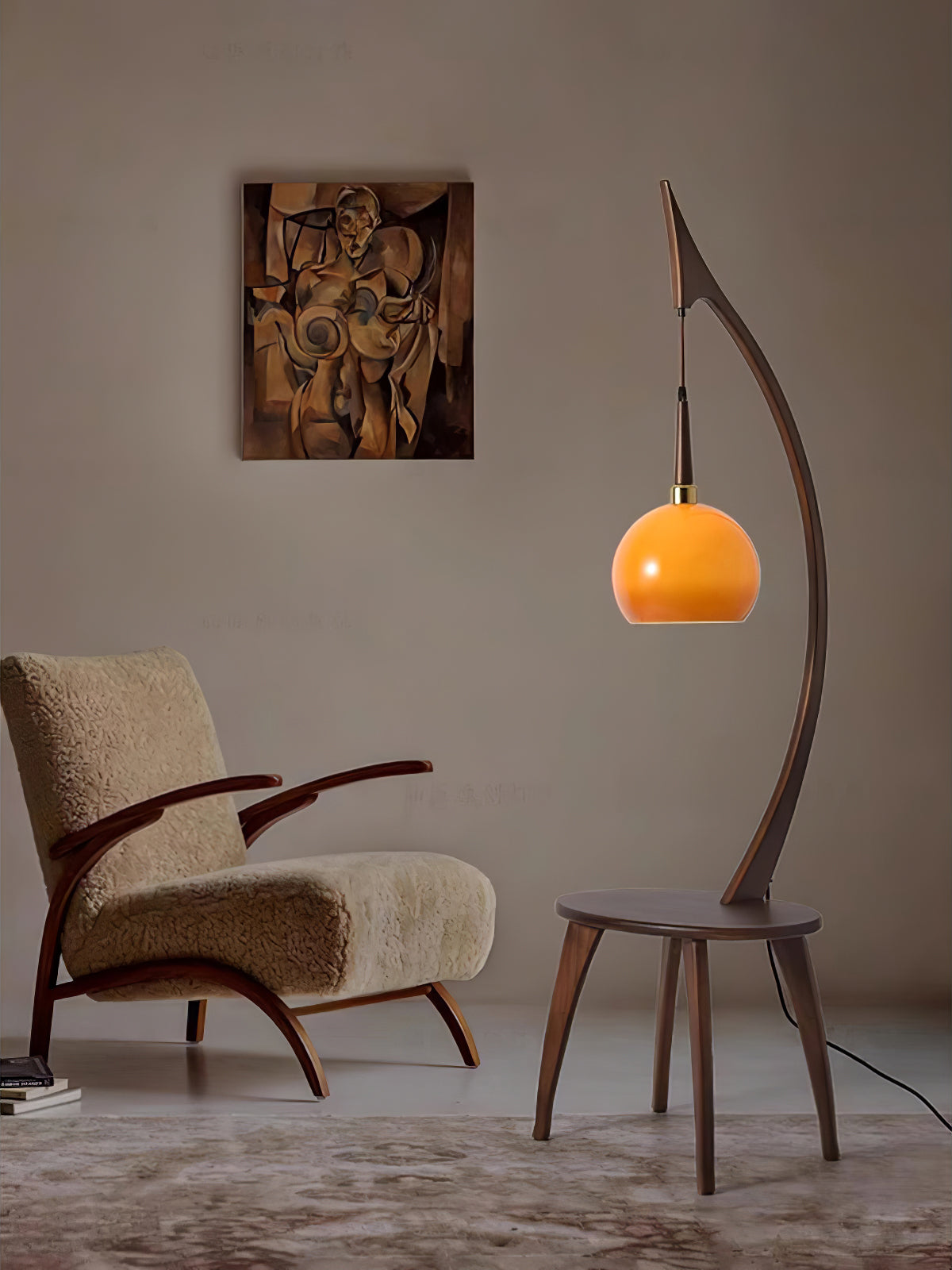 Arc Curve Floor Lamp Floor lamp