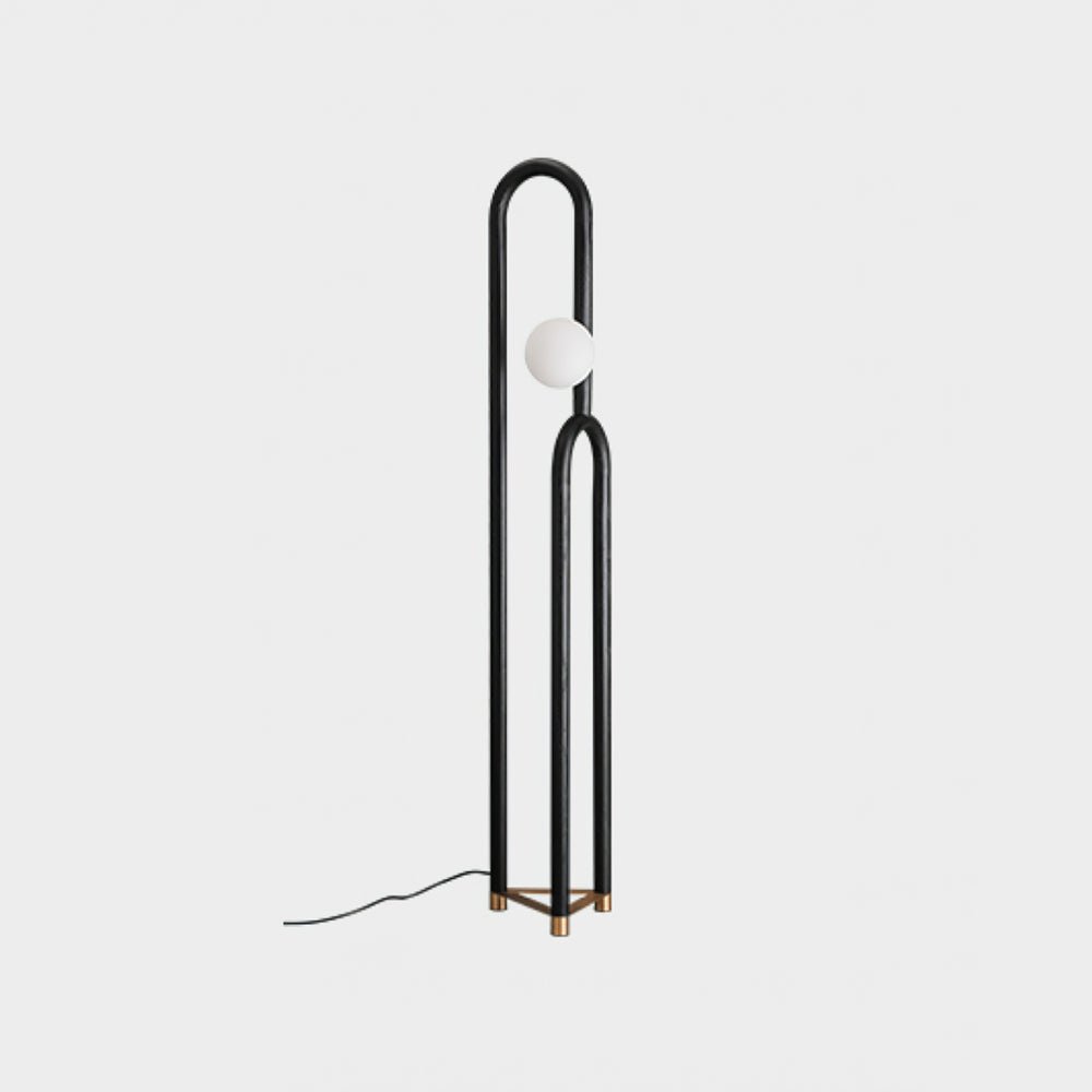 Arc N Floor Lamp Dia 8.7″ x H 52.4″ / Black / US Plug Floor lamp