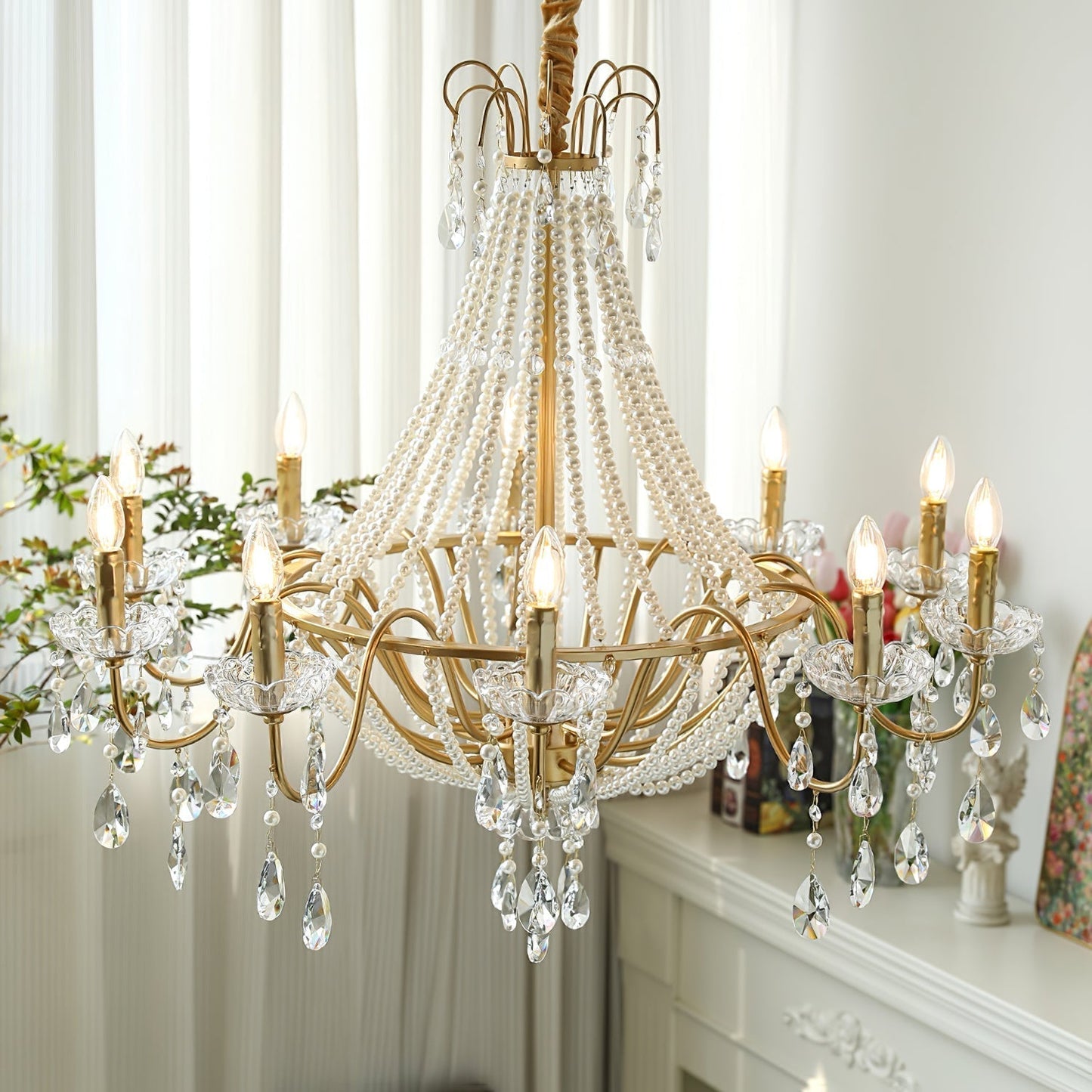 Arcadia Gold Chandelier Chandelier