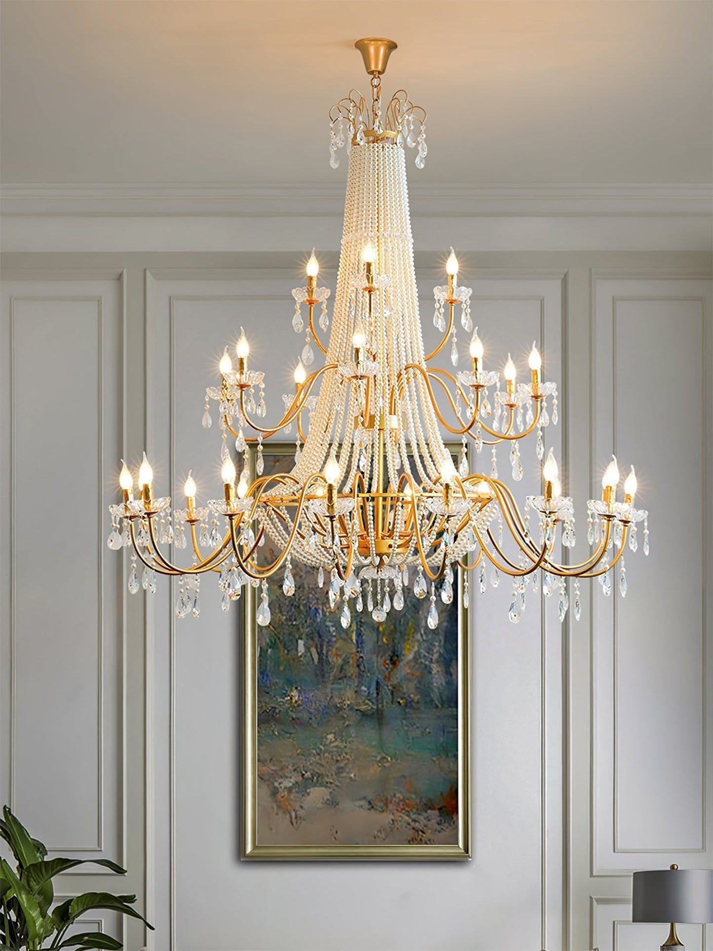 Arcadia Gold Chandelier Chandelier