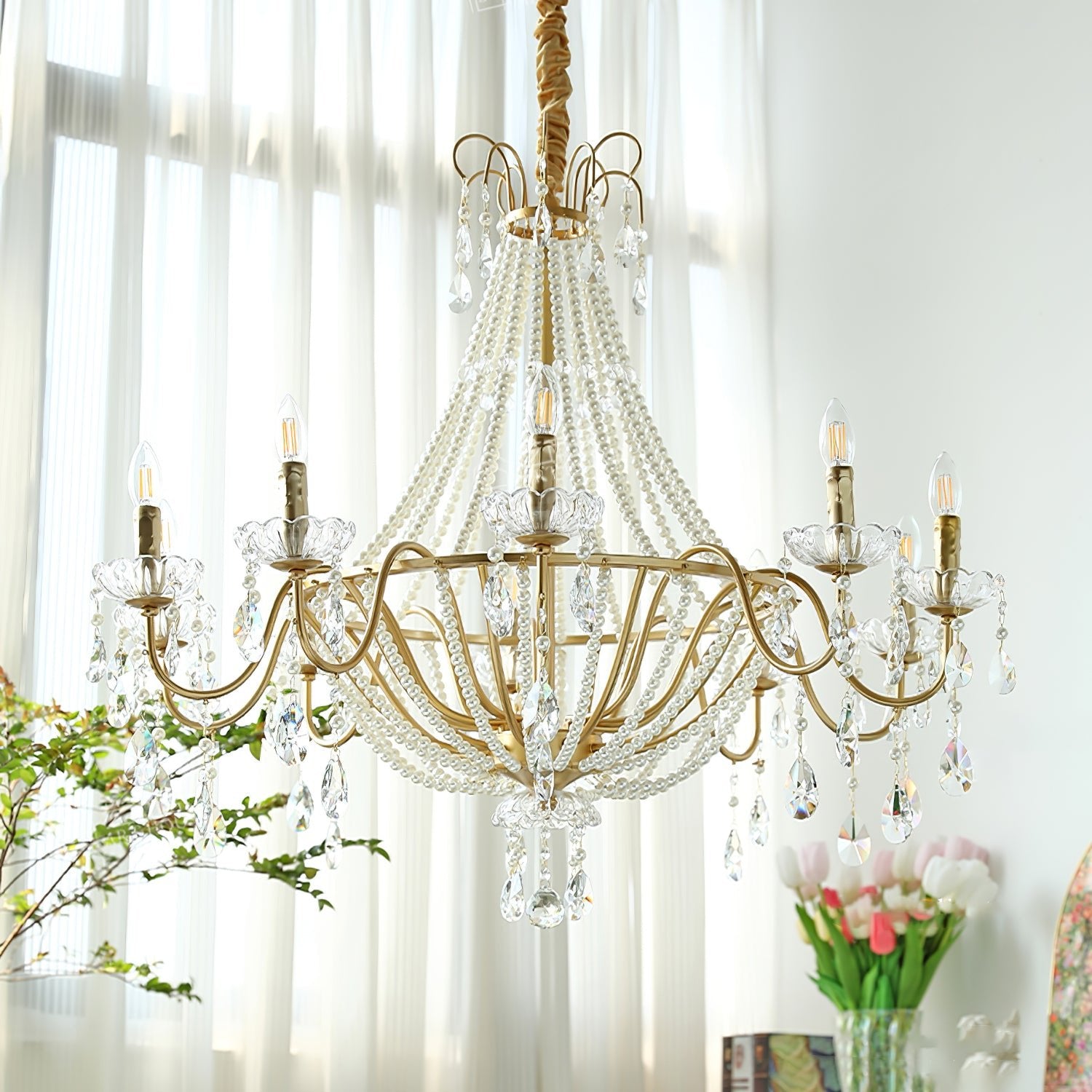 Arcadia Gold Chandelier Chandelier
