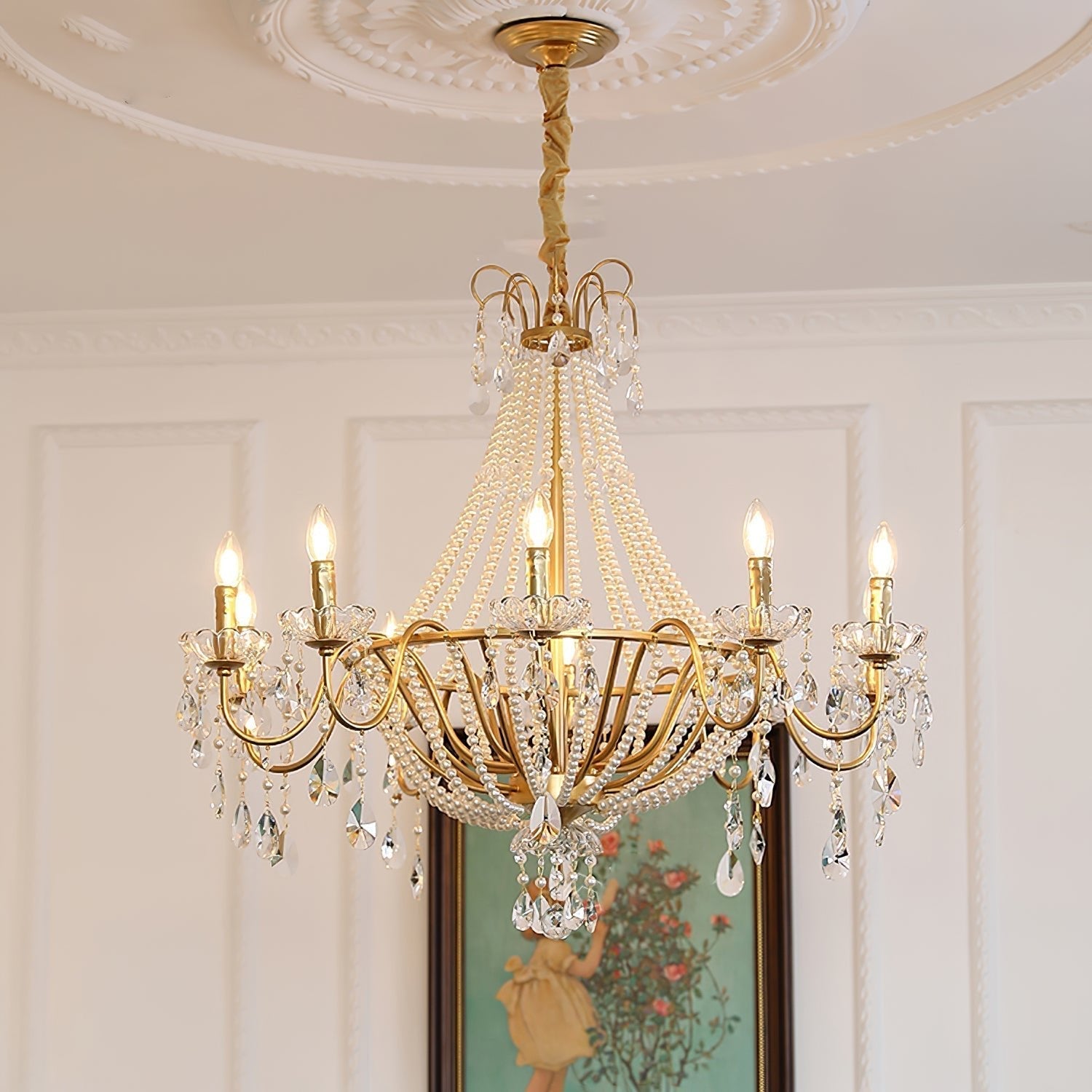 Arcadia Gold Chandelier Chandelier