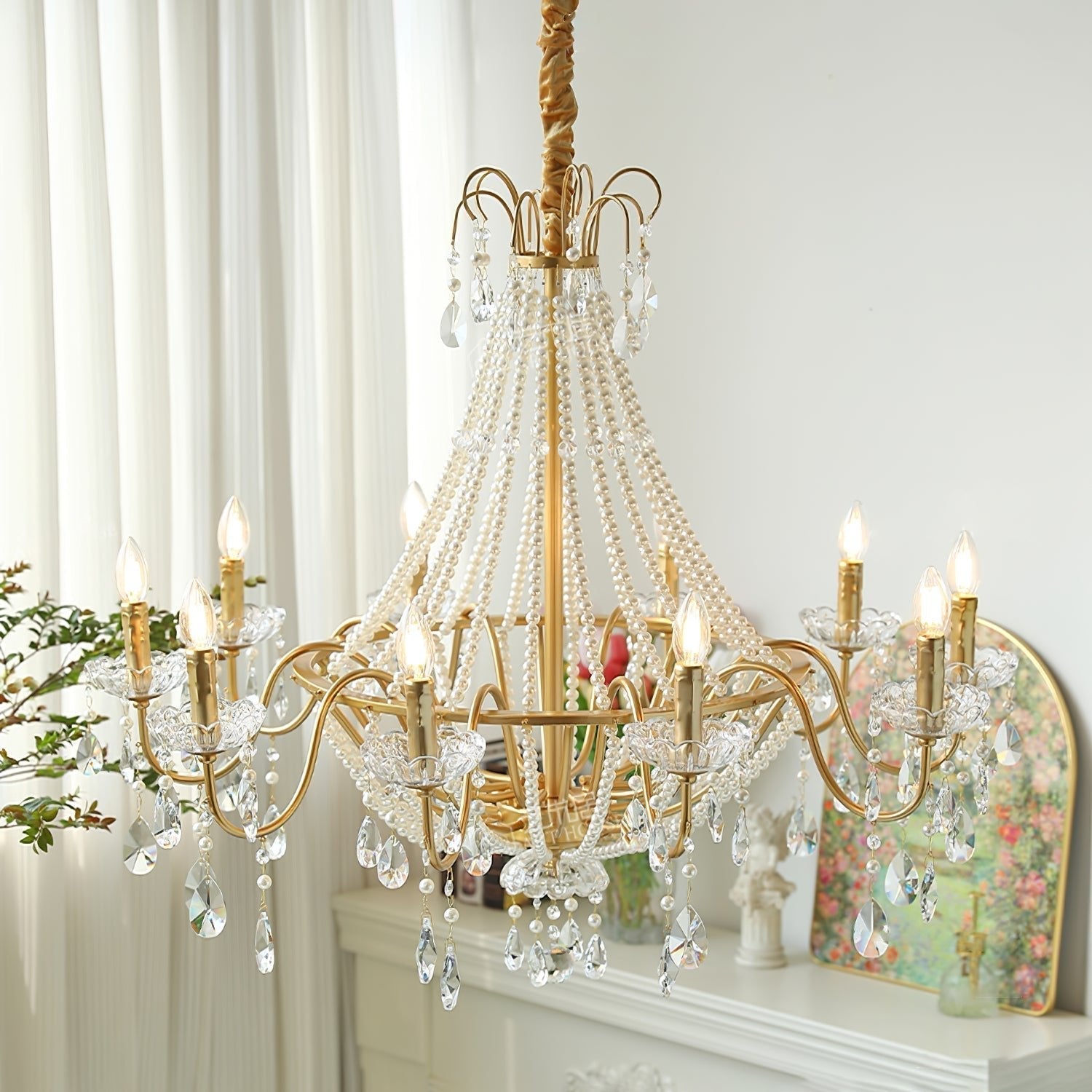 Arcadia Gold Chandelier Chandelier