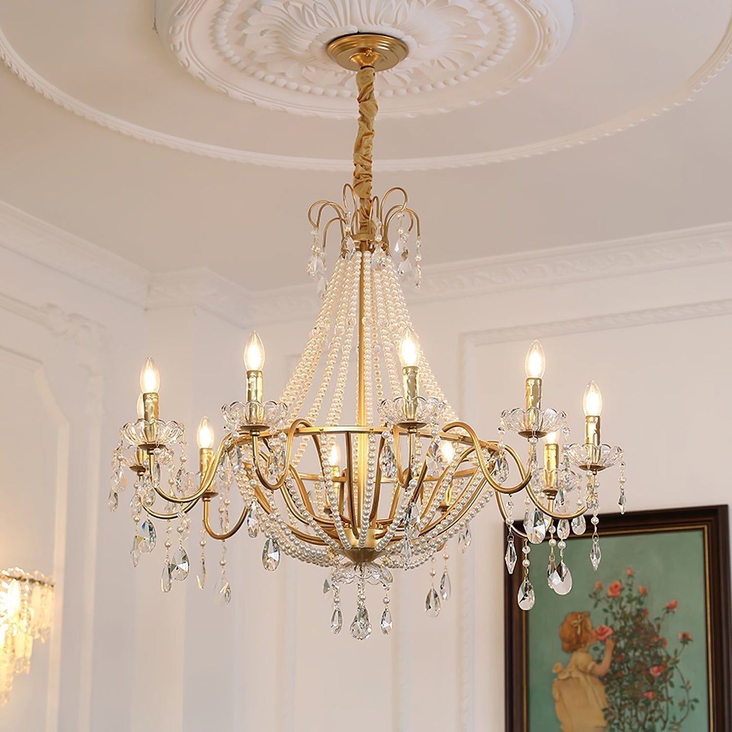 Arcadia Gold Chandelier Chandelier