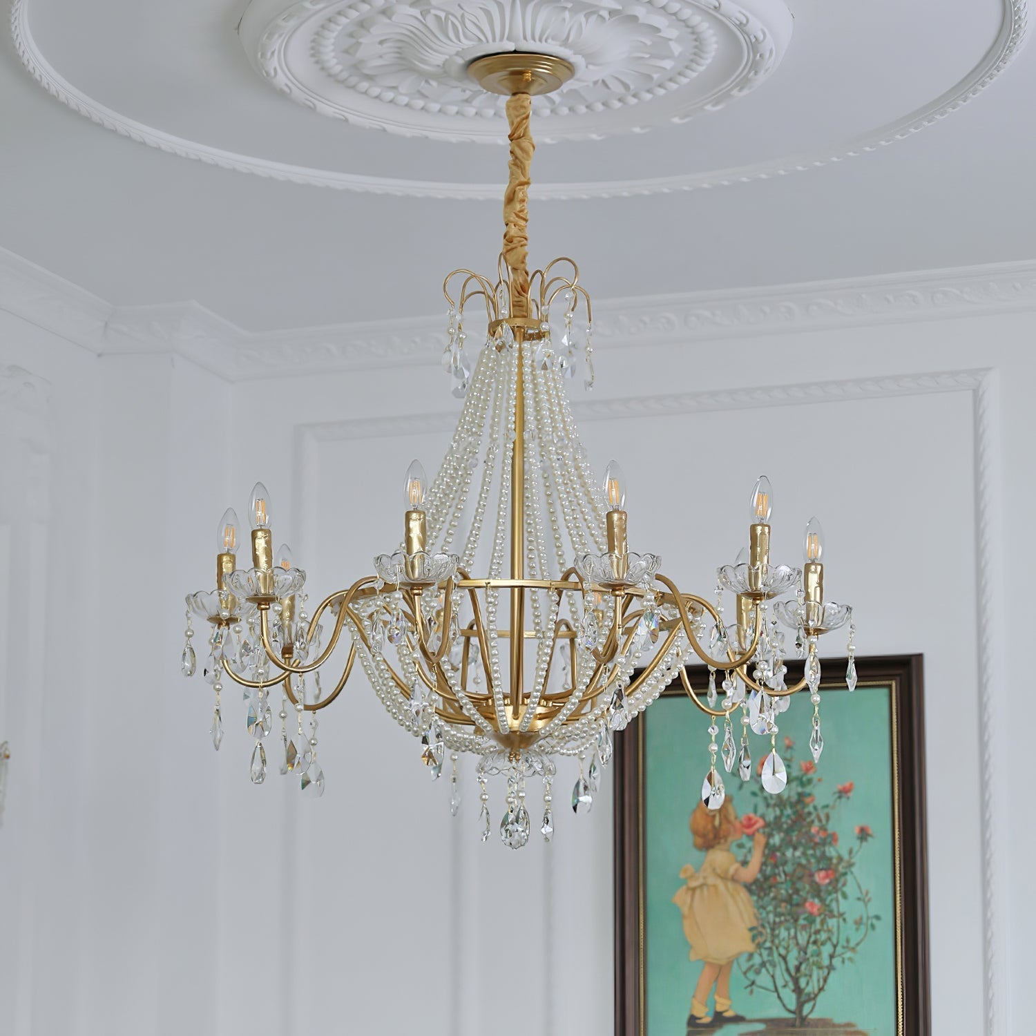 Arcadia Gold Chandelier Chandelier